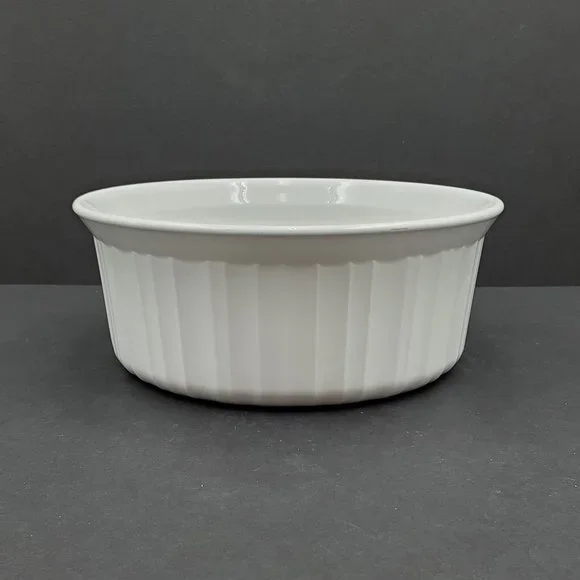 Corningware Kitchen Corningware White Ribbed Liter Casserole